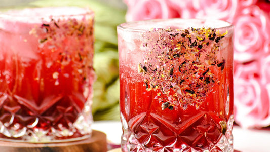 Hibiscus-Rose Mocktail (Hormone-friendly)