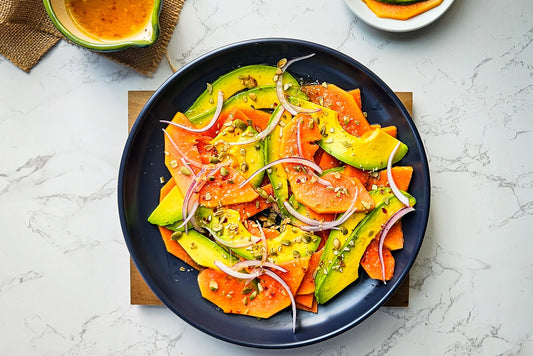 Gut-friendly Papaya-Avocado Salad