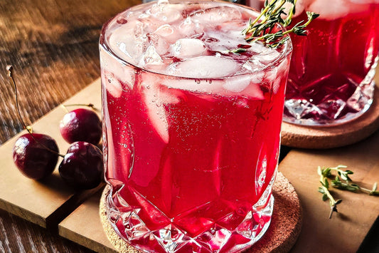 Spiced Cherry "Rum" Mocktail