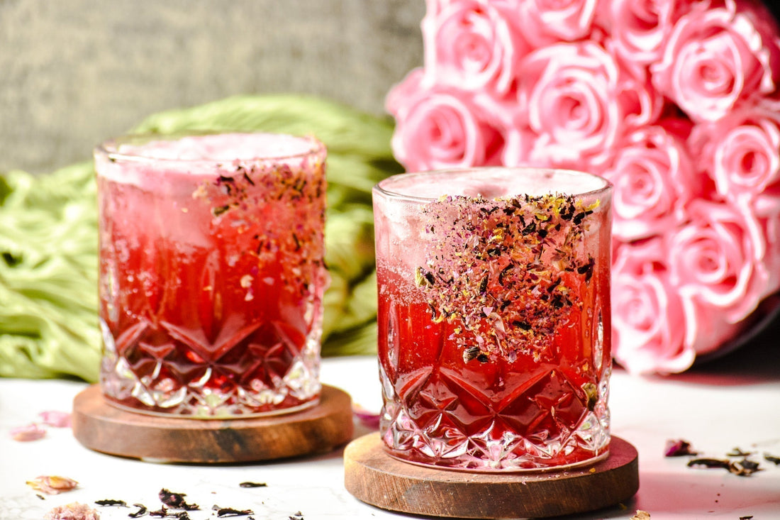 Hibiscus-Rose Mocktail (Hormone-friendly)