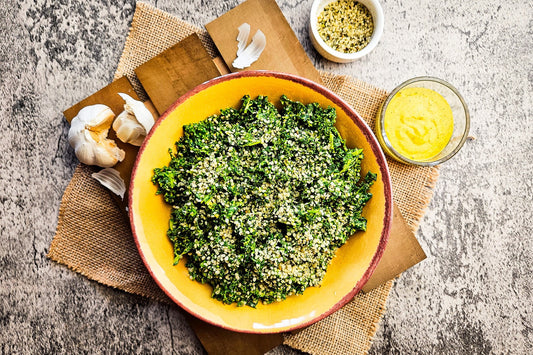 Creamy Garlic Kale Salad