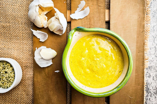 Anti-inflammatory Garlic-Hemp Dressing